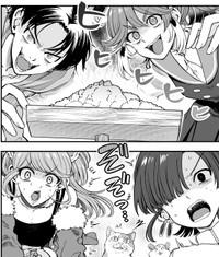 ころ丸とテマネキはおチュンが共犯と疑ってしまう　(C)梵辛/双葉社