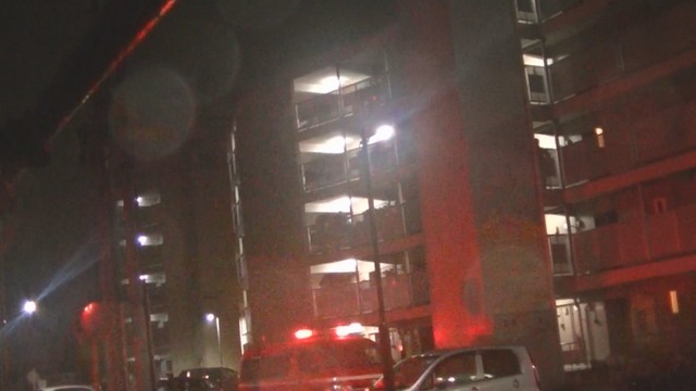 火事があった現場(高松市木太町)