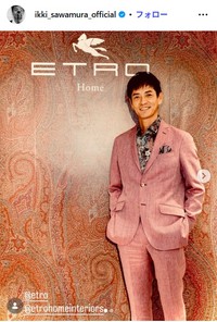 沢村一樹のインスタグラム@ikki_sawamura_officialより