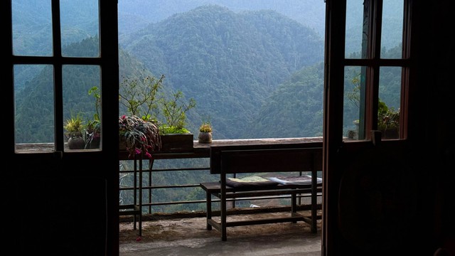 ベトナム、サパの大自然の中にあるカフェ（提供：ゆゆさん）