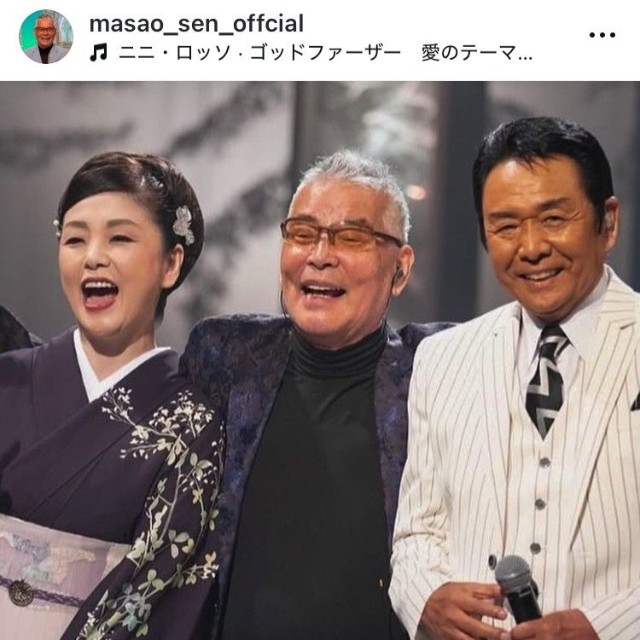 千昌夫のインスタグラム＠masao_sen_offcialより