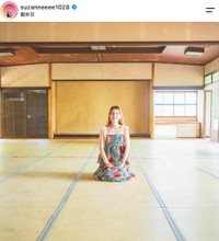 スザンヌさんの公式インスタグラムから