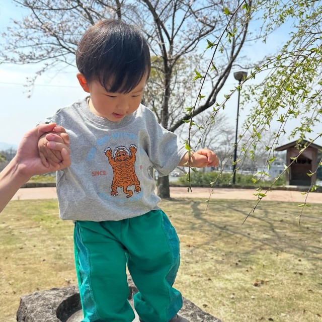 外遊びも楽しい！（提供：@fkzwgmさん）