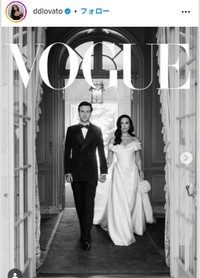 デミ・ロヴァートのインスタグラム@ddlovatoより