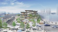 JR坂出駅前の拠点施設　完成イメージ（坂出市提供）