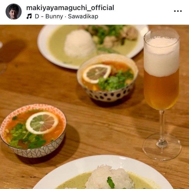 山口馬木也インスタグラム＠makiyayamaguchi_officialより
