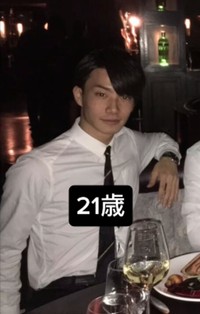 21歳 キリっとした表情が印象的／Kazukiさん（@onepintofbeer）提供