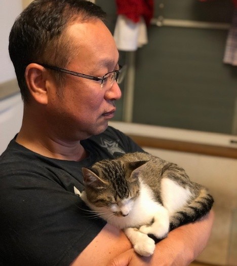 保護してくれた前澤さんと