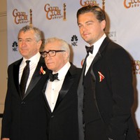 レオナルド・ディカプリオ（右）とロバート・デ・ニーロ（左）