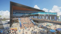 岡山市の新アリーナ　完成イメージ
