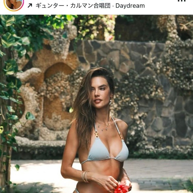 アレッサンドラ・アンブロジオのインスタグラム＠alessandraambrosioより