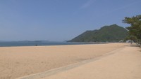 岡山・玉野市の渋川海水浴場