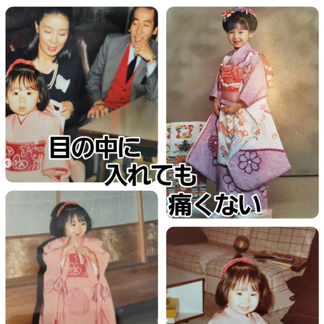 音無美紀子さんのインスタグラムから（2025年2月、麻友美さん結婚発表の日の投稿）