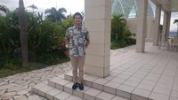 10年ほど前、ホテルスタッフに間違えられた時のオパーラさん／オパーラさん（daichiohara）提供