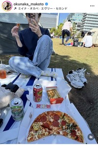 奥仲麻琴インスタグラム＠okunaka_makotoより