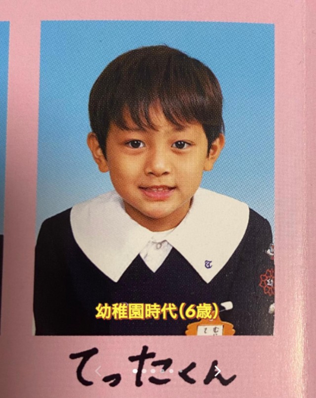 あどけない幼稚園時代（6歳）／てったさん（@tettaelua）提供