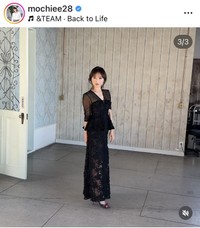 望月理恵アナウンサーのインスタグラム＠mochiee28より