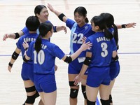 バレー - 【写真】女子は東京女子体育大学が、55年ぶり2度目の優勝