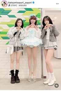 ❤さゆりのインスタグラム＠katsumisayuri_sayuriより