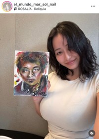 天野ちよインスタグラム(@el_mundo_mar_sol_nail)より