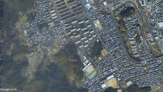 現在の航空写真　（C）Google