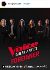 フォリナーのインスタグラム＠foreignerliveより