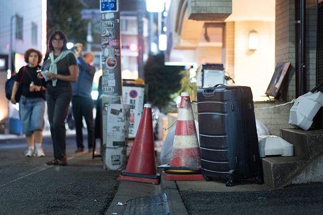 Tossed suitcases getting makeover as hotel planters, tourist keepsakes