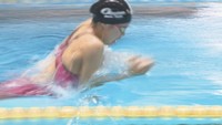 平泳ぎ100と200ｍで3年連続2冠達成　中村美羽選手（倉敷古城池）岡山県高校総体