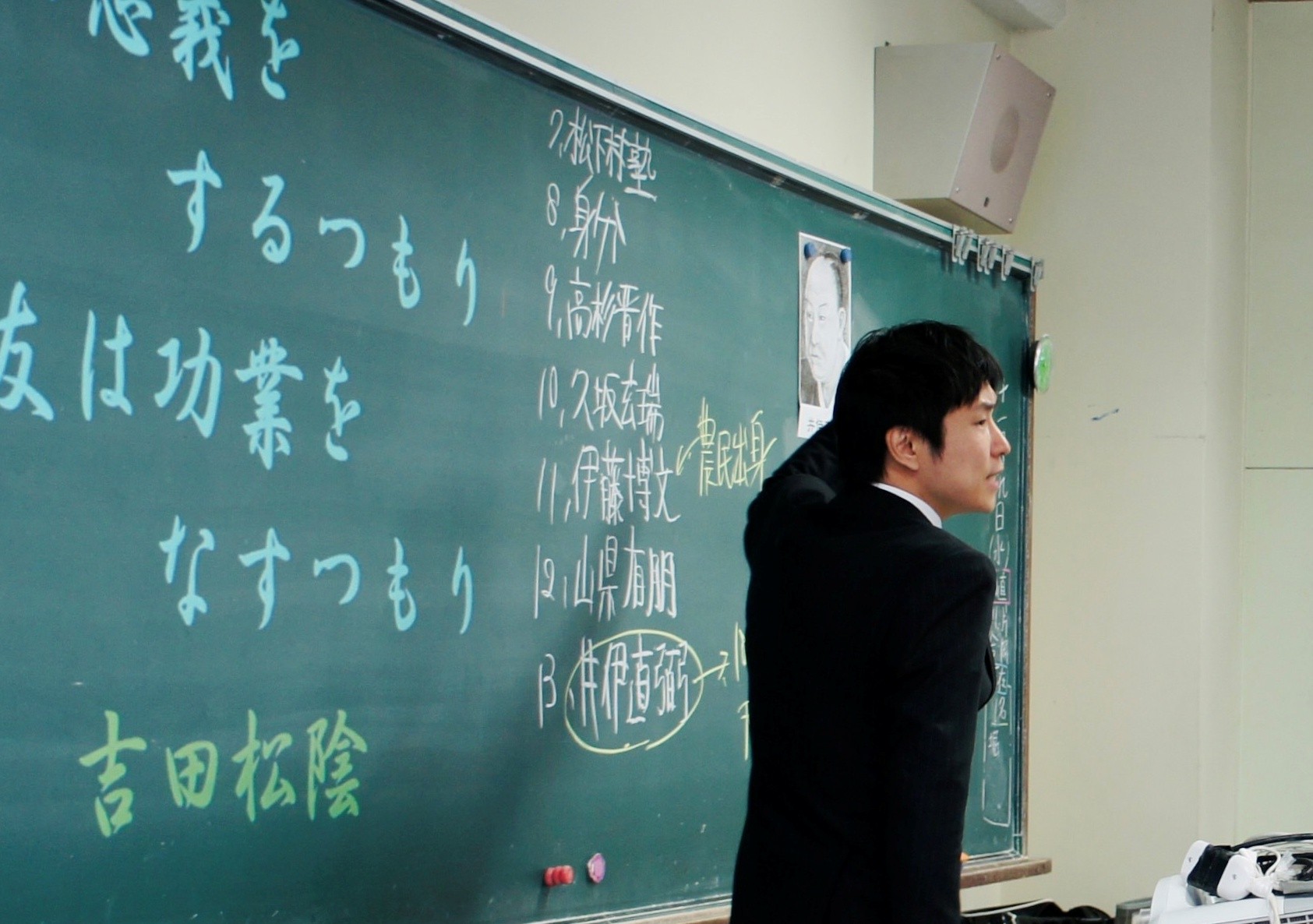 授業中の西村祐二先生