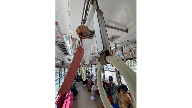 恒例の「風鈴電車」運行開始　熊本支援の取り組みも　岡山