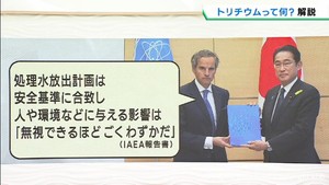 処理水に含まれるトリチウムとは　「影響は無視できるほどごくわずか」