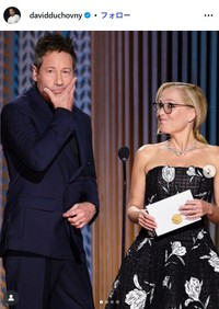 デヴィッド・ドゥカヴニーのインスタグラム@davidduchovnyより