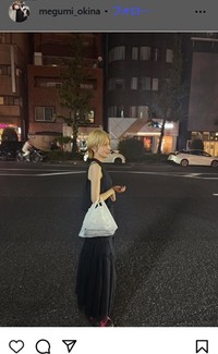 奥菜恵のインスタグラム＠megumi_okinaより