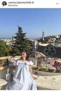 藤本万梨乃アナのインスタグラム＠marino.fujimoto1030より