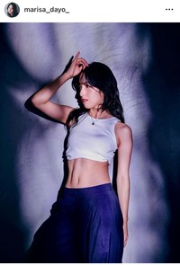 安川摩吏紗インスタグラム＠marisa_dayo_より