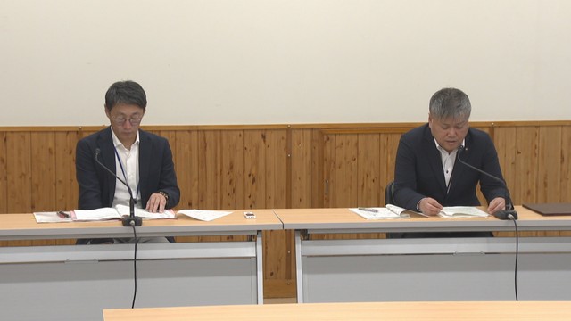 岡山県の会見　岡山県庁　30日