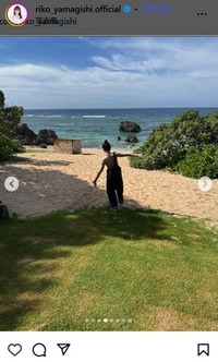 山岸理子のインスタグラム＠riko_yamagishi.officialより