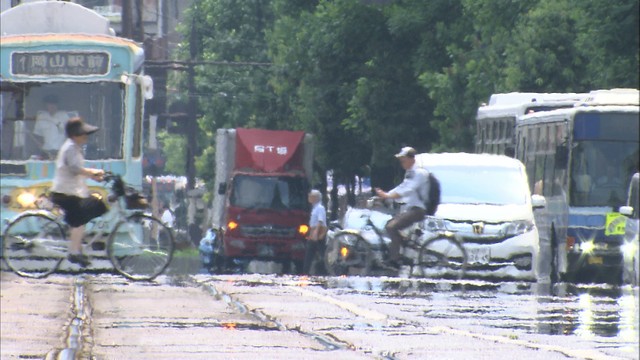 県内で猛暑続く　備前市で熱中症の疑いで79歳女性が死亡　岡山市では今年最高の気温を記録