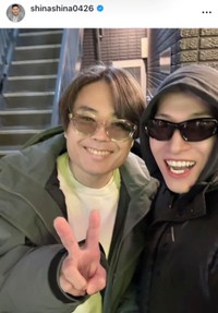 品川祐インスタグラム（＠shinashina0426）より