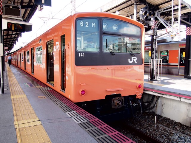 201系は2019年まで大阪環状線、ゆめ咲線で活躍した