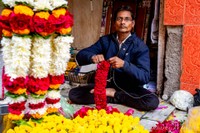 奥深いインドの花文化（三井昌志さん提供）