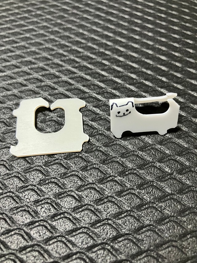 バッグクロージャーがイヌに大変身！（提供：M10さん）