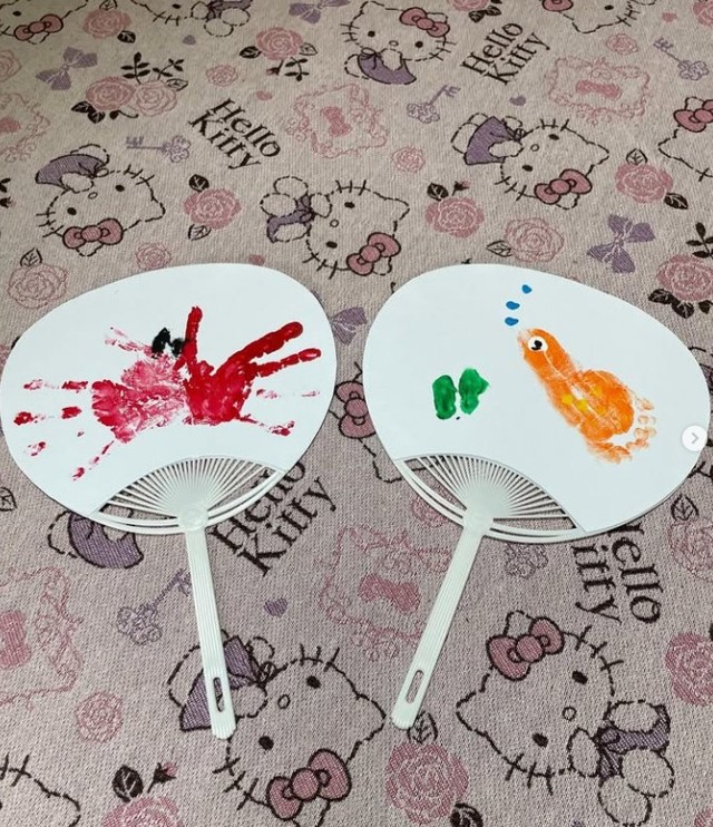 事業所ではうちわ作りなど、医療的ケア児が楽しめるイベントも開催