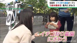 ３連休最終日　宮城県各地でにぎわい　スキー場・イチゴ狩り・震災遺構