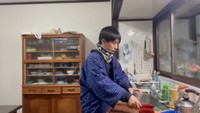 後片付けまできちんと担当。明日のご飯の用意もしてあげます／ひろの日陰暮らしさん（@hiro_hikage）提供