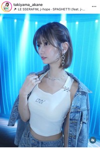 瀧山あかねアナのインスタグラム＠takiyama_akaneより