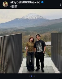中尾明慶のインスタグラム＠akiyoshi0630nakaoより