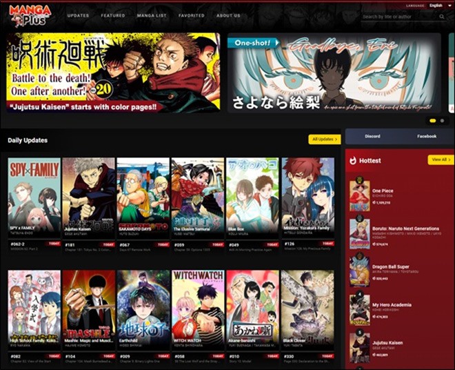 Free Manga Service Update: New Anime Titles 