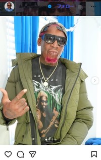 デニス・ロッドマンのインスタグラム＠dennisrodomanより