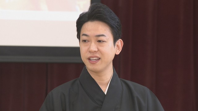 シテ方宝生流の能楽師／辰巳和磨さん